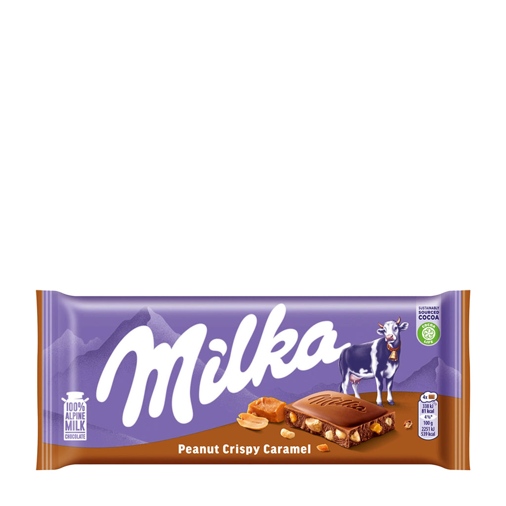 Milka Erdnuss Crisp, 90 g