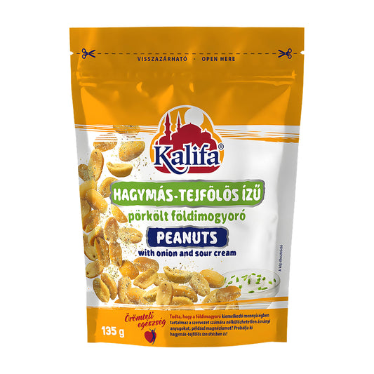 Kalifa Peanuts onion & sour cream, 135 g