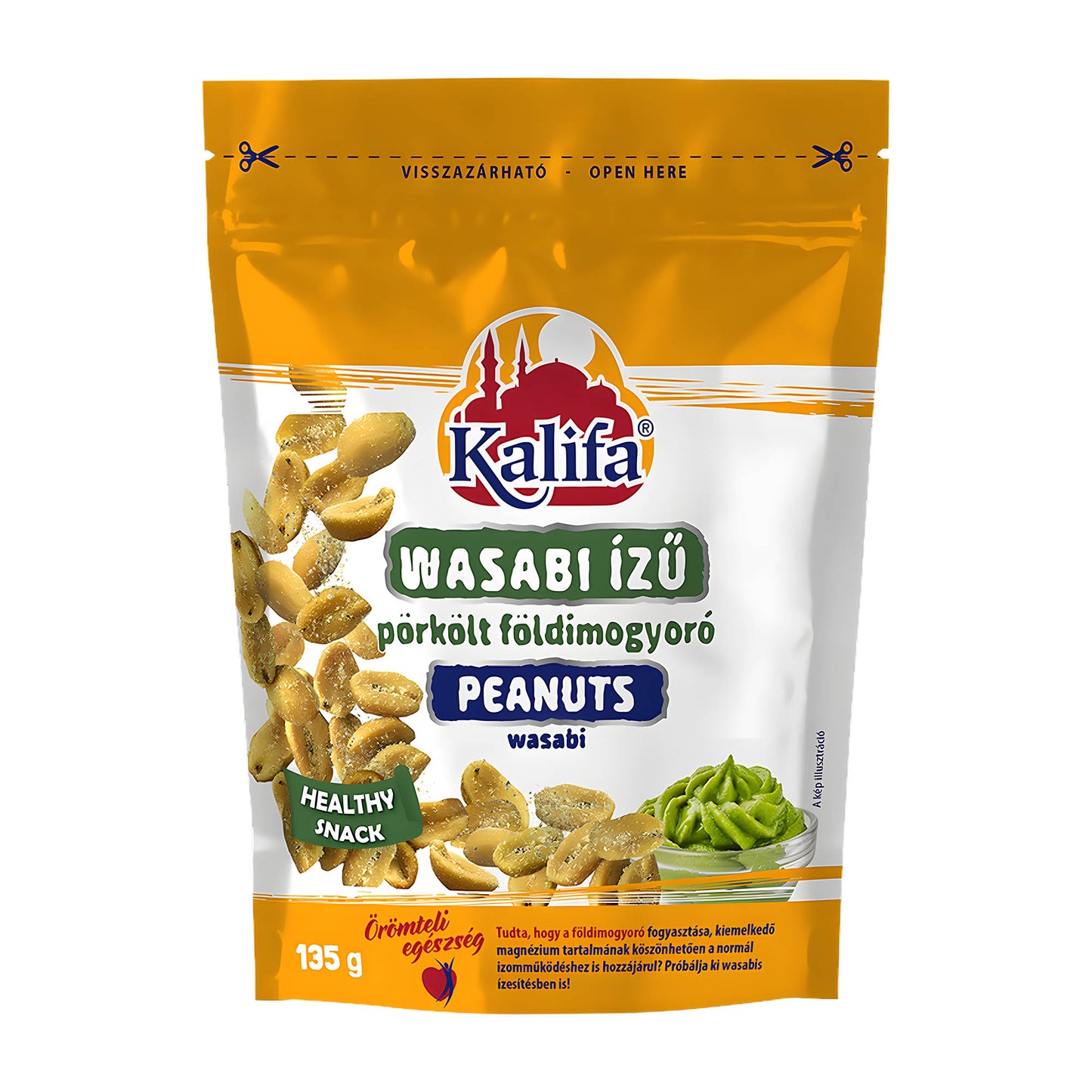 Kalifa Peanuts wasabi, 135 g