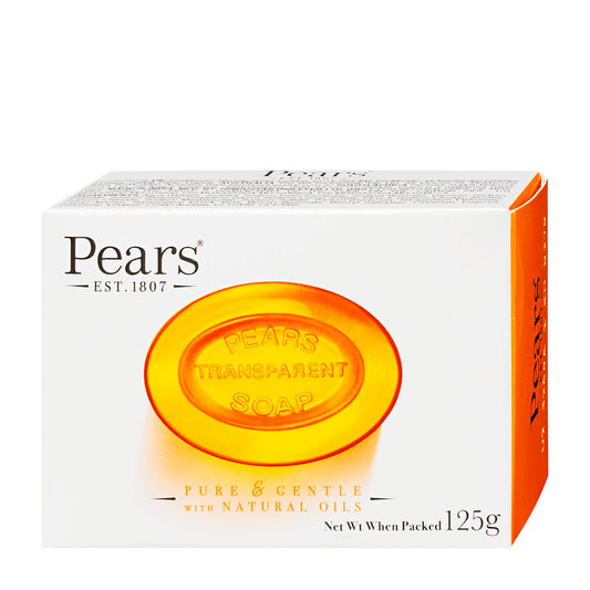 Pears Pure & Gentle natural oils soap bar, 125 g