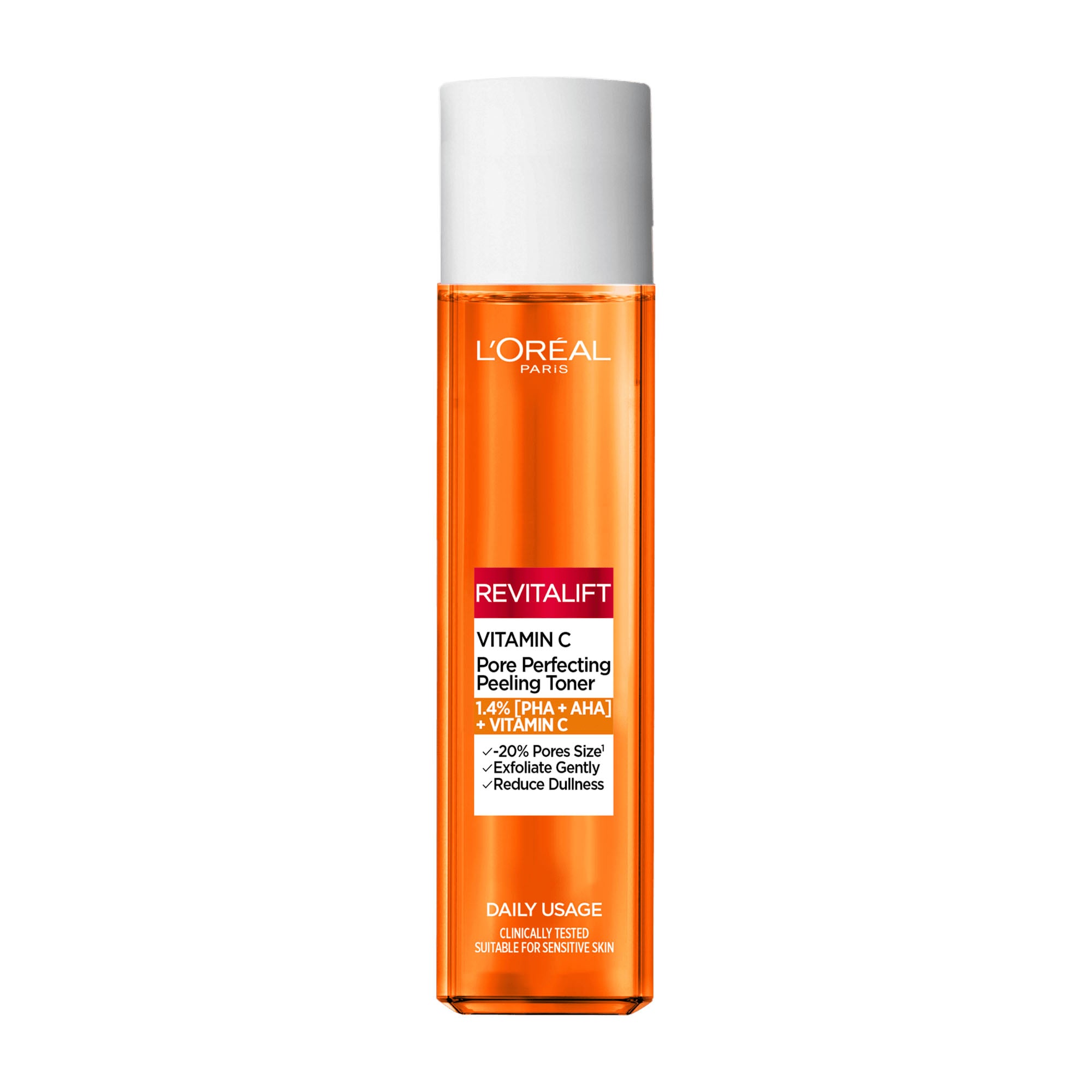 Loreal Paris Revitalift vitamin c pore perfecting peeling toner, 180 mL