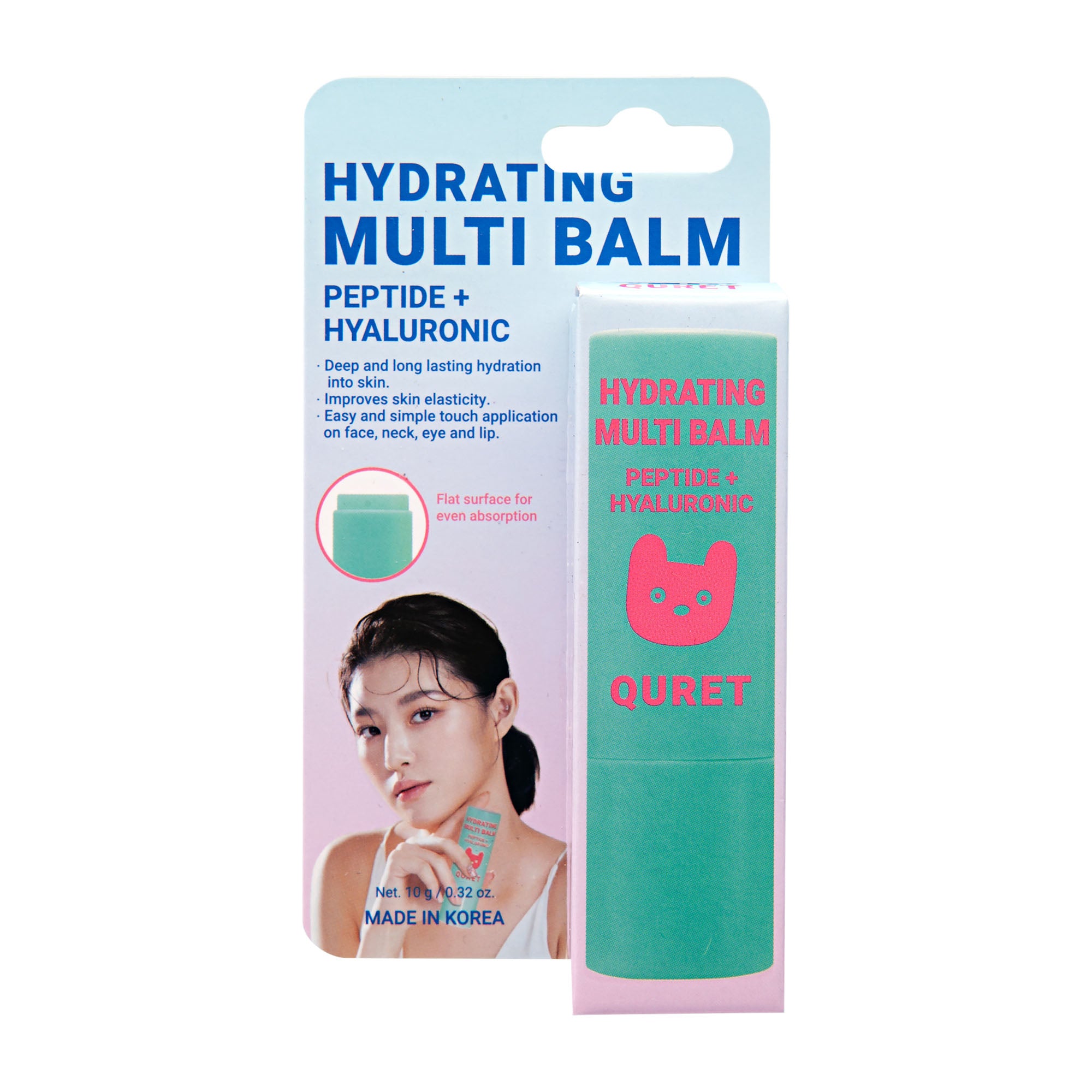 Quret Peptide + Hyaluronic hydrating multi balm, 10 g