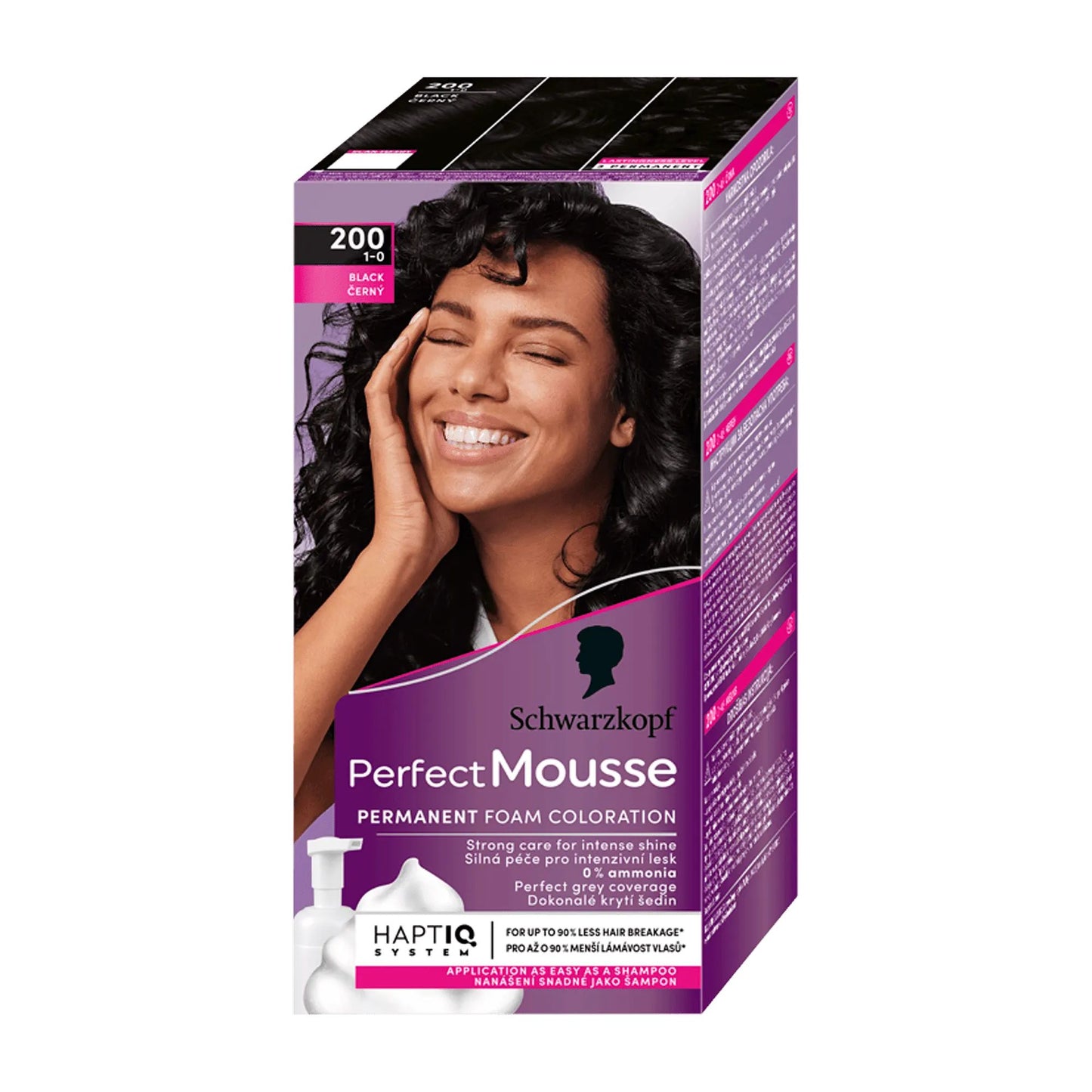 Schwarzkopf Perfect Mousse 1-0 Black permanent hair color