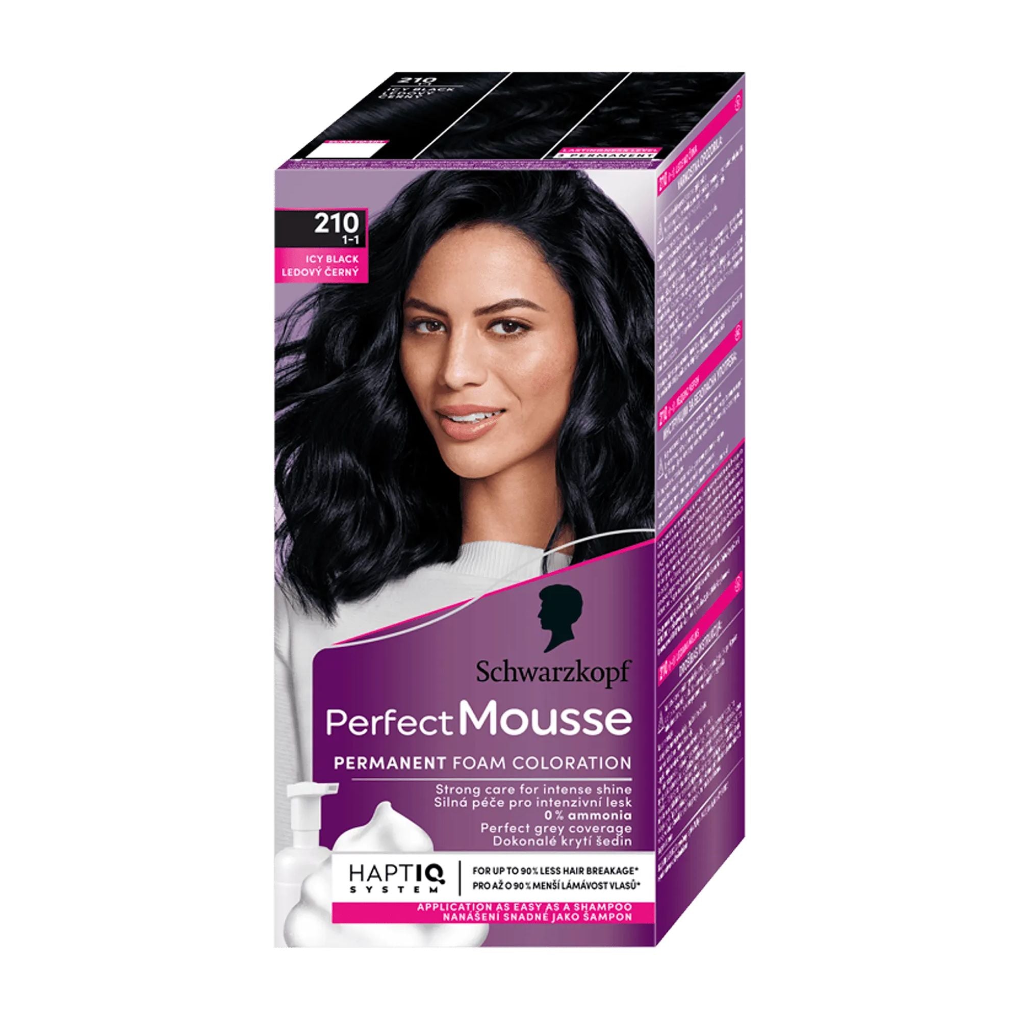 Schwarzkopf Perfect Mousse 1-1 Noir Glacial Coloration permanente