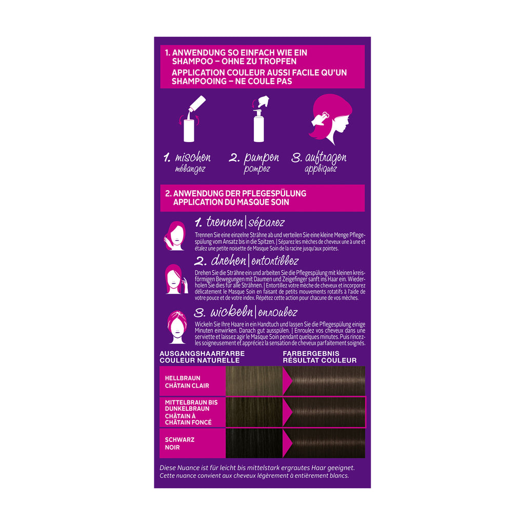 Schwarzkopf Perfect Mousse 3-65 Chocolate Brownie permanent hair color