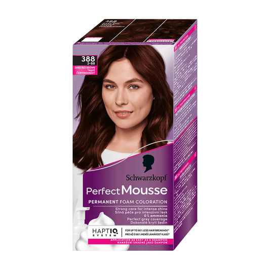 Schwarzkopf Perfect Mousse 3-88 Dark Red Brown permanent hair color