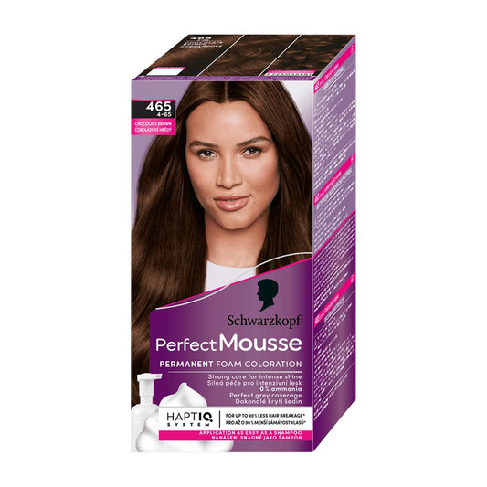 Schwarzkopf Perfect Mousse 4-65 Chocolate Brown permanent hair color