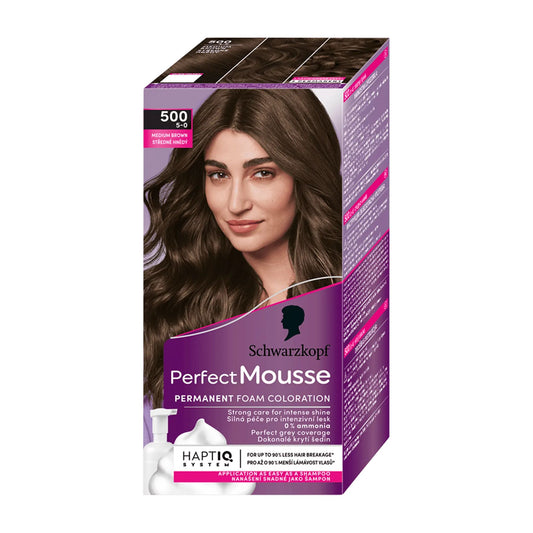 Schwarzkopf Perfect Mousse 5-0 Medium Brown permanent hair color