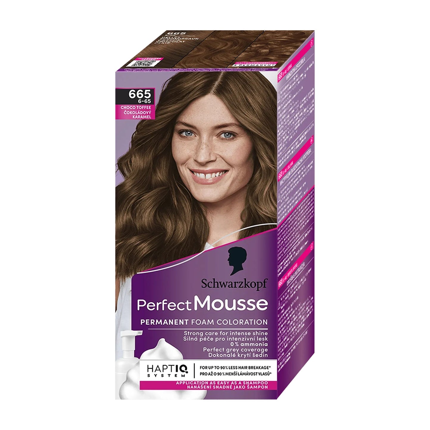 Schwarzkopf Perfect Mousse 6-65 Choco Toffee permanent hair color