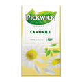 Pack of Pickwick Camomile herbal tea on a white background