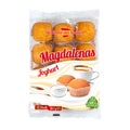 Packaging of Pico Food Magdalenas Yogurt featuring the product name and an image of the mini cakes with a cup of coffee on the front.