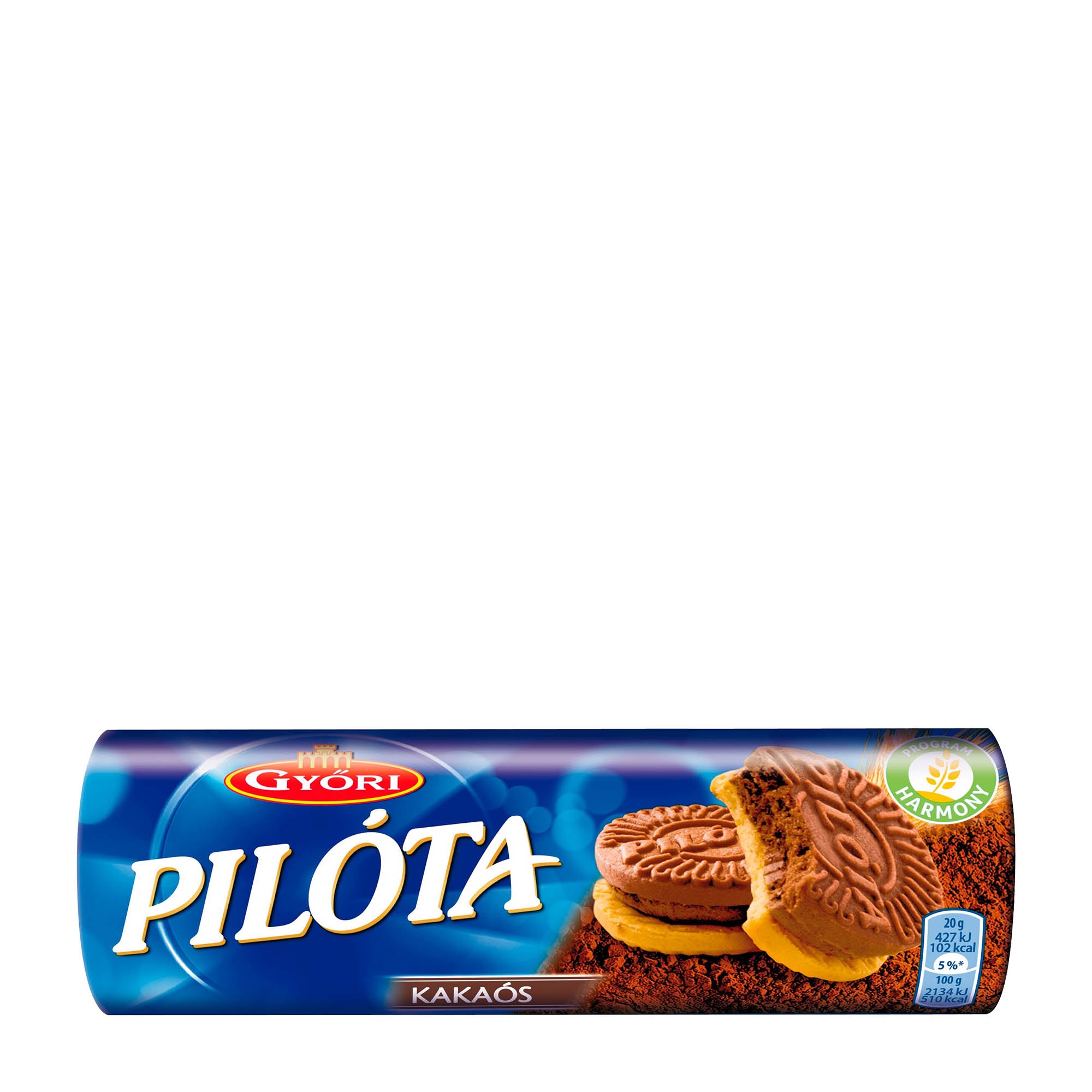 Győri Pilóta Biscuits sandwich Cacao, 180 g
