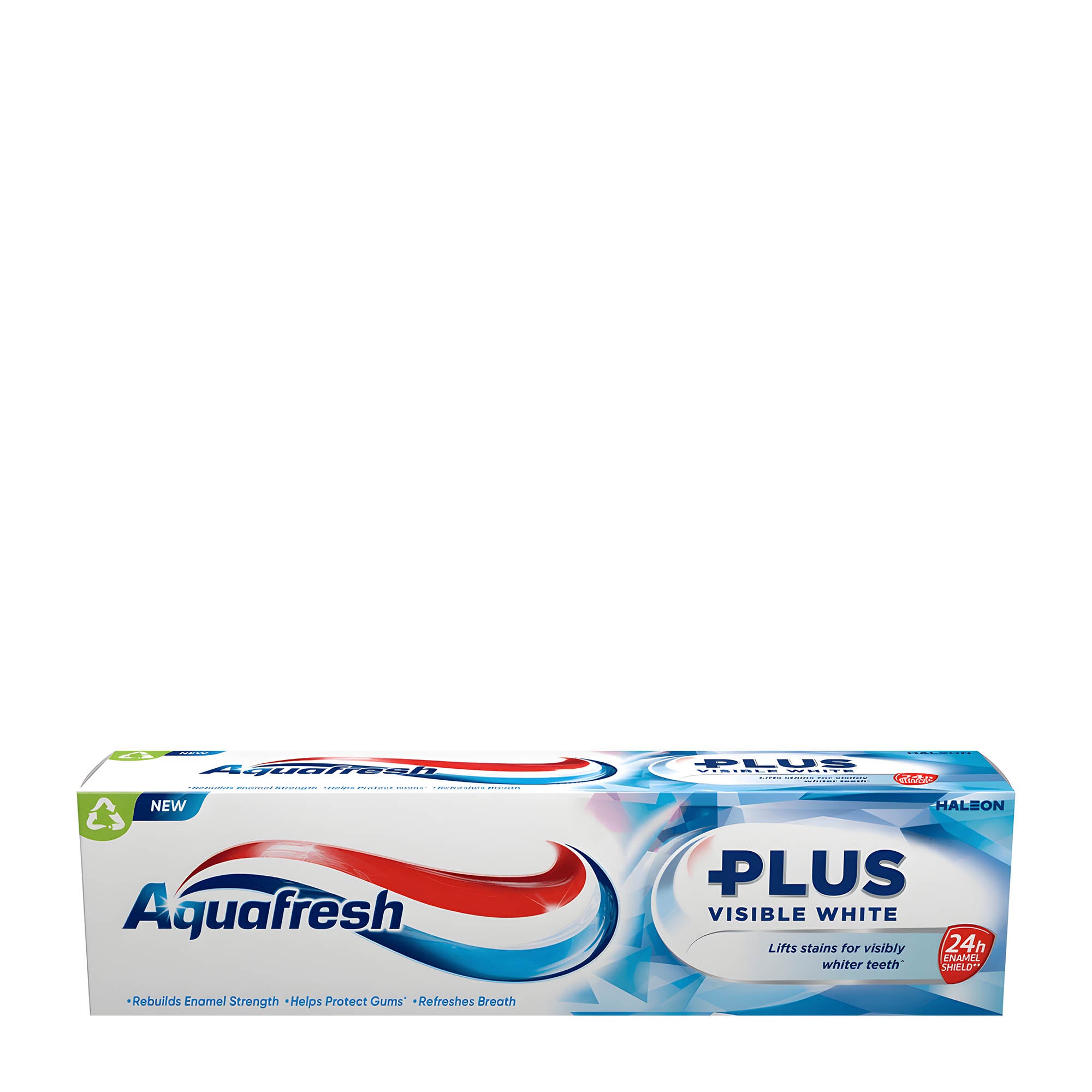 Aquafresh Plus Visible White Zahnpasta, 75 ml
