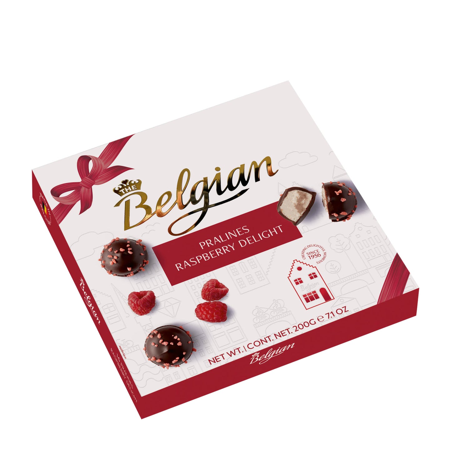 The Belgian Raspberry Delight Pralinen, 200 g