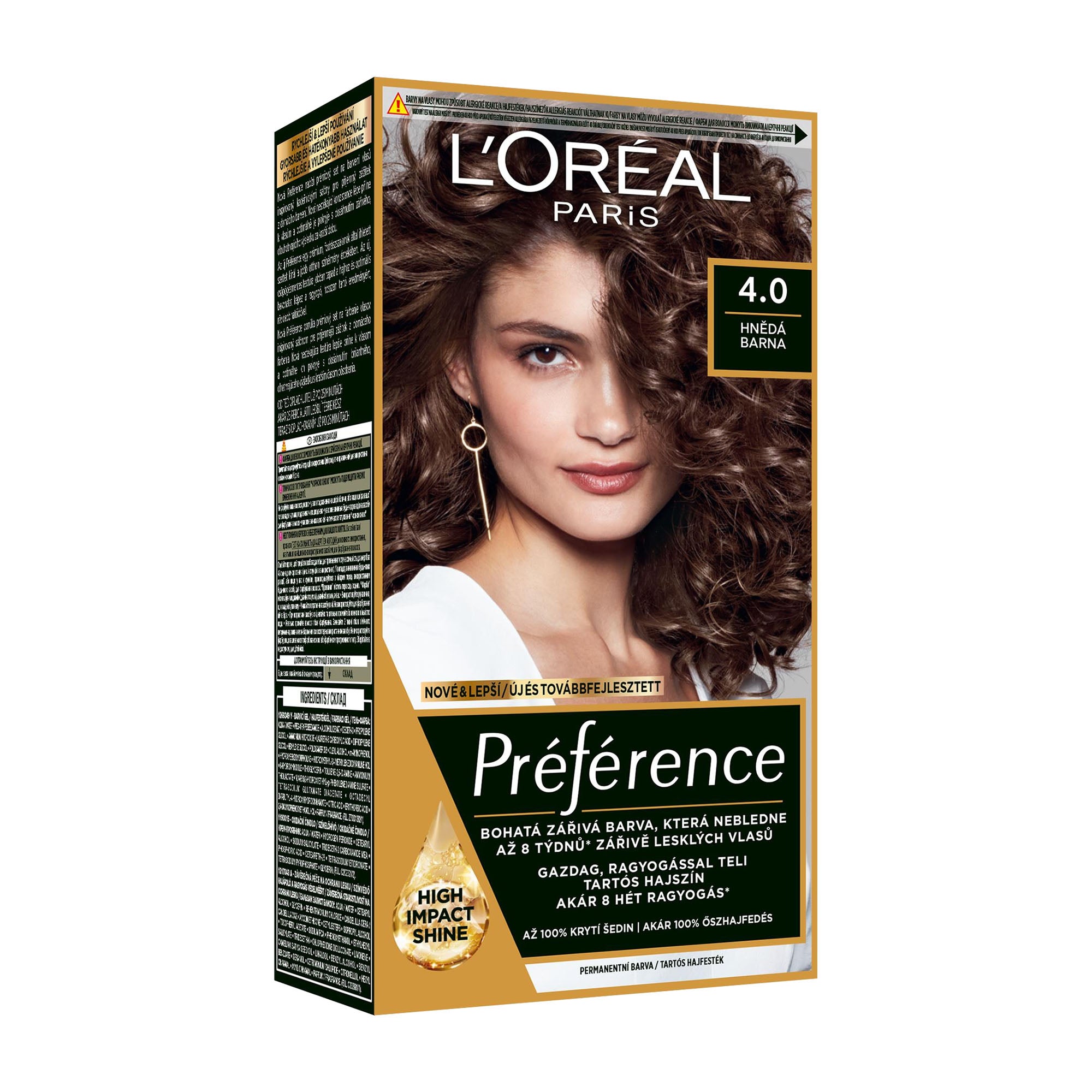 Loreal Paris Préférence 4.0 Châtain Coloration permanente