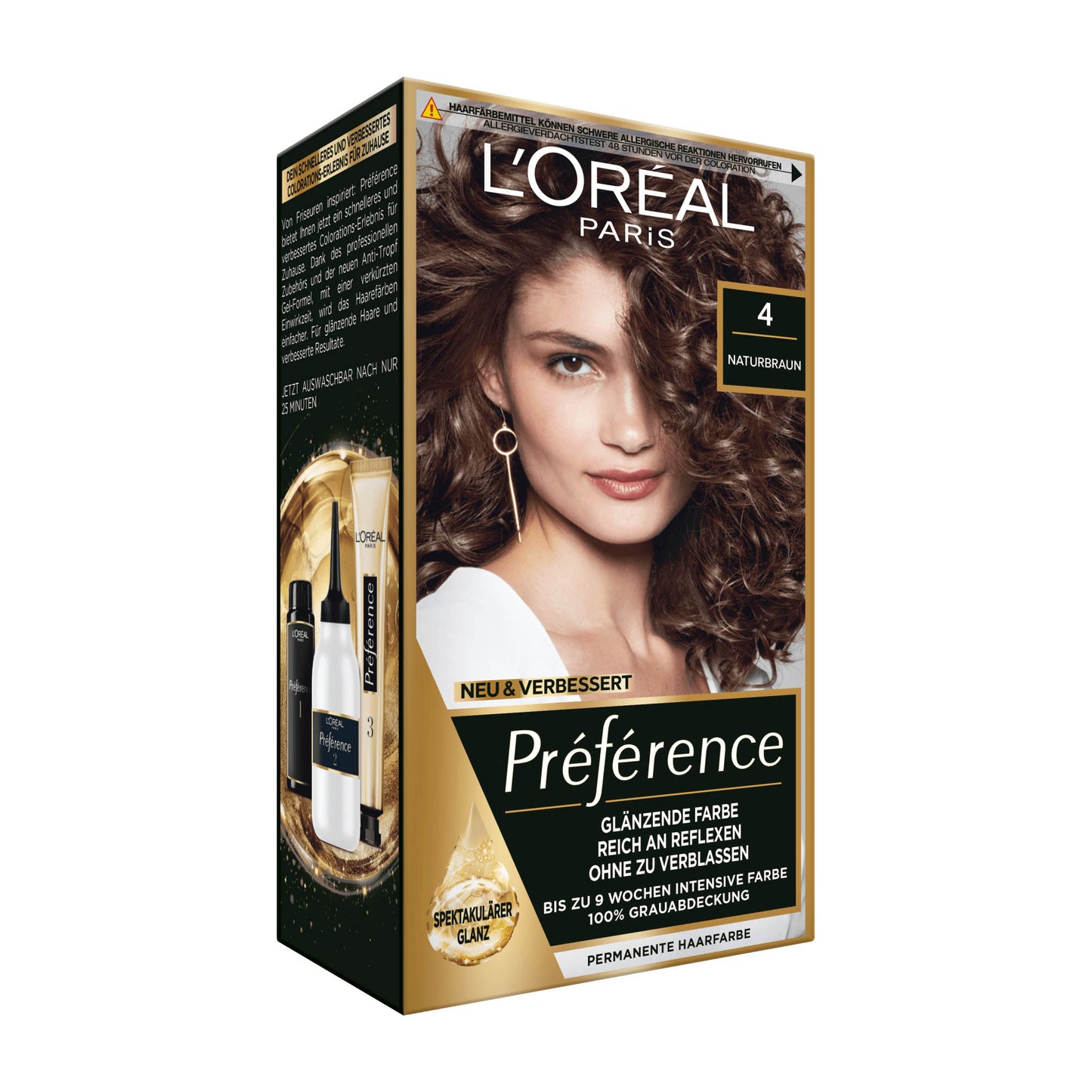 Loreal Paris Preference 4 Natural Brown permanent hair color