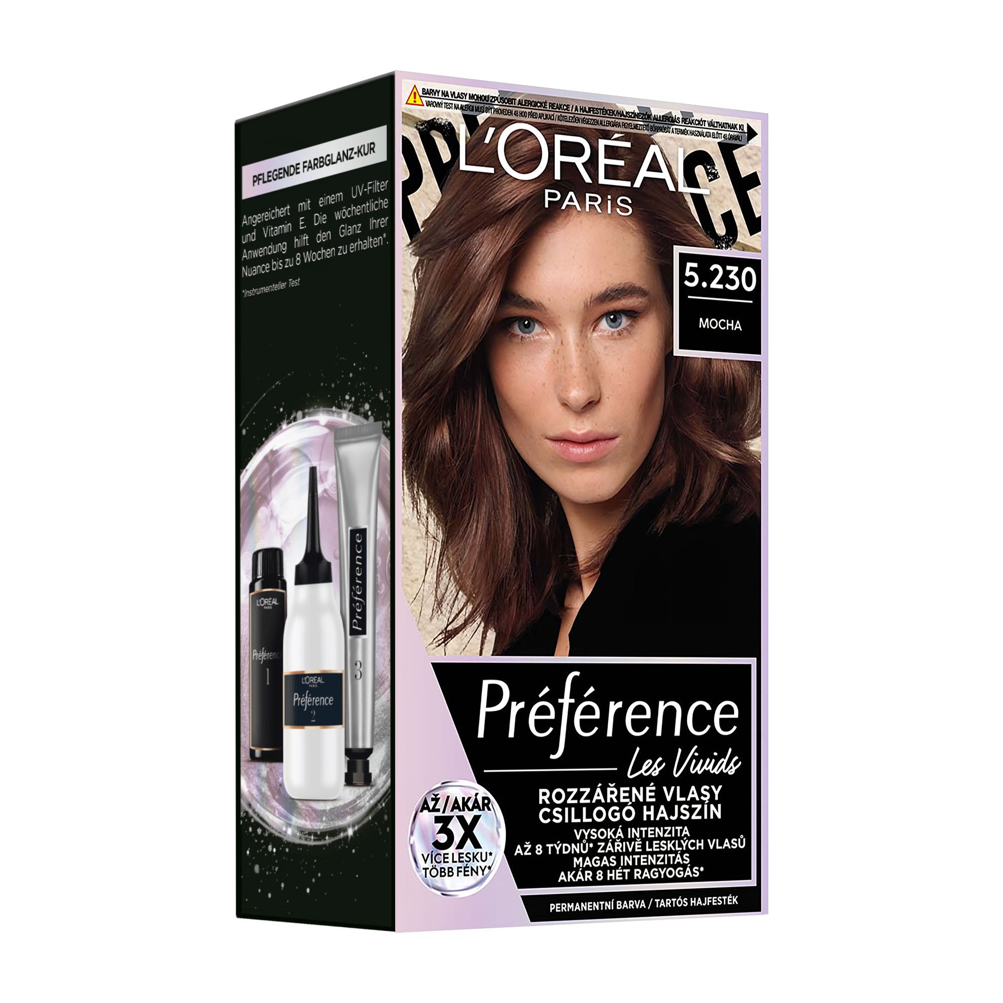Loreal Paris Preference Les Vivids 5.230 Mocha permanent hair color
