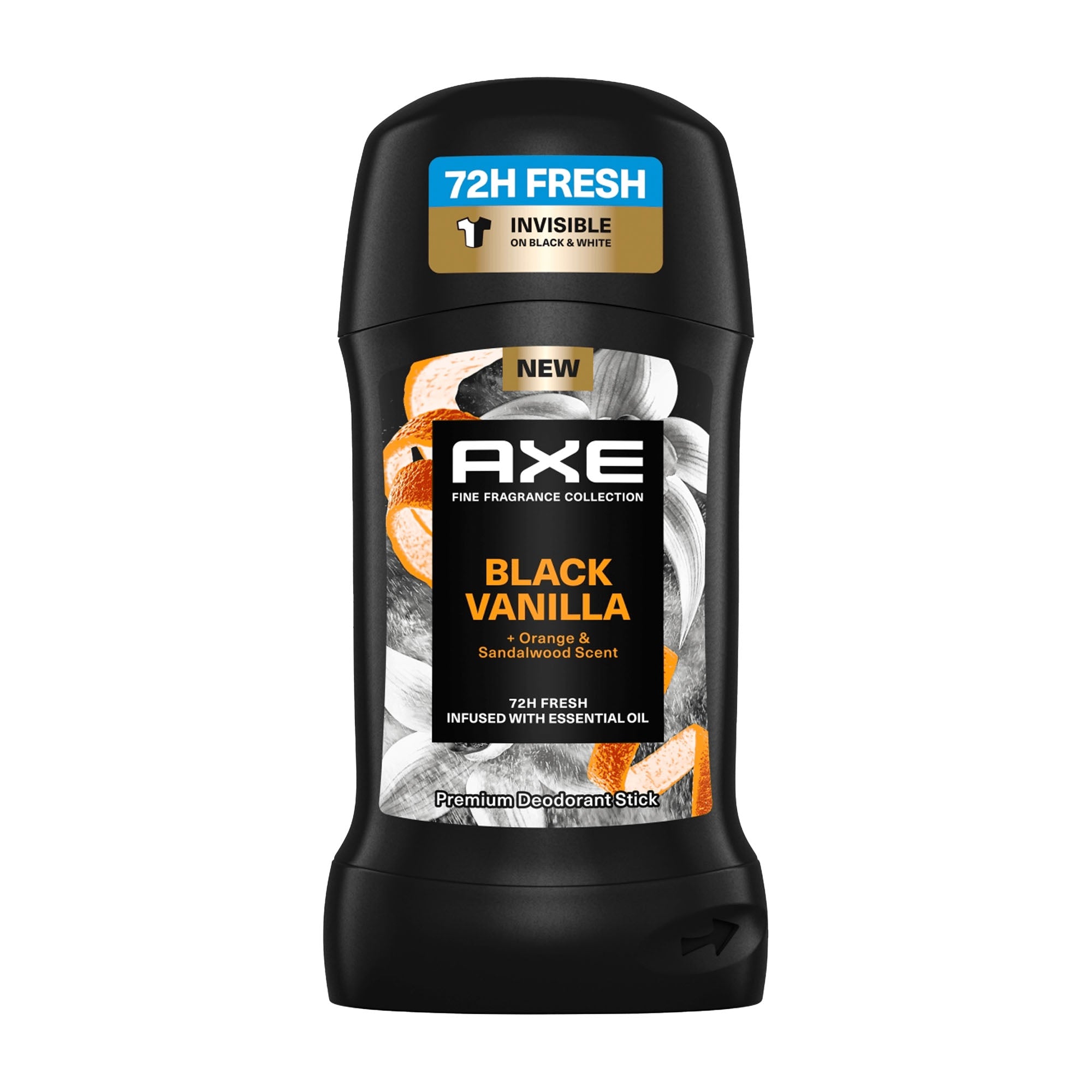 Axe Black Vanilla 72h premium deodorant stick, 50 mL