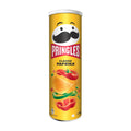 Pringles Classic Paprika potato crisps can on a white background