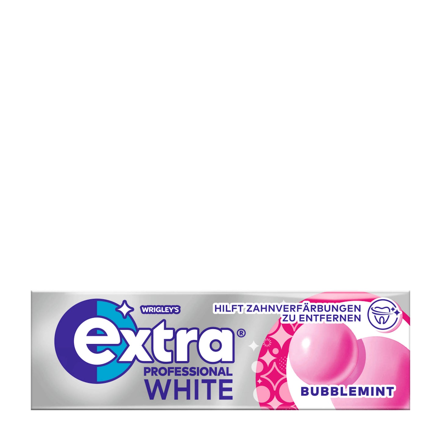 Extra Professional White Bubblemint Kaugummi, 10 Stück