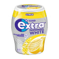 A pack of Wrigley's Extra Professional White chewing gum with a citrus flavor, containing 50 pieces.