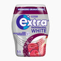 A single pack of Wrigley's Extra Professional White chewing gum, raspberry and grapefruit flavor, on a clean white background.