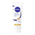 Nivea Protective Care hand cream tube on a white background