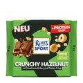 Ritter Sport Protein Crisp Crunchy Hazelnut packaging on a white background.