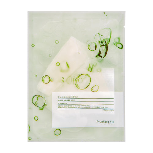 Pyunkang Yul Calming Mask Pack packaging on a white background.