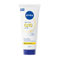Nivea Q10 Anti-Age Hand Cream tube on a white background.