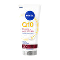 Nivea Q10 Firming + Anti-Wrinkle Neck & Chest Cream on a white background