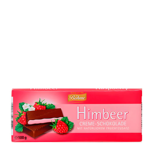 Böhme Himbeercreme Zartbitterschokoladetafel, 100 g