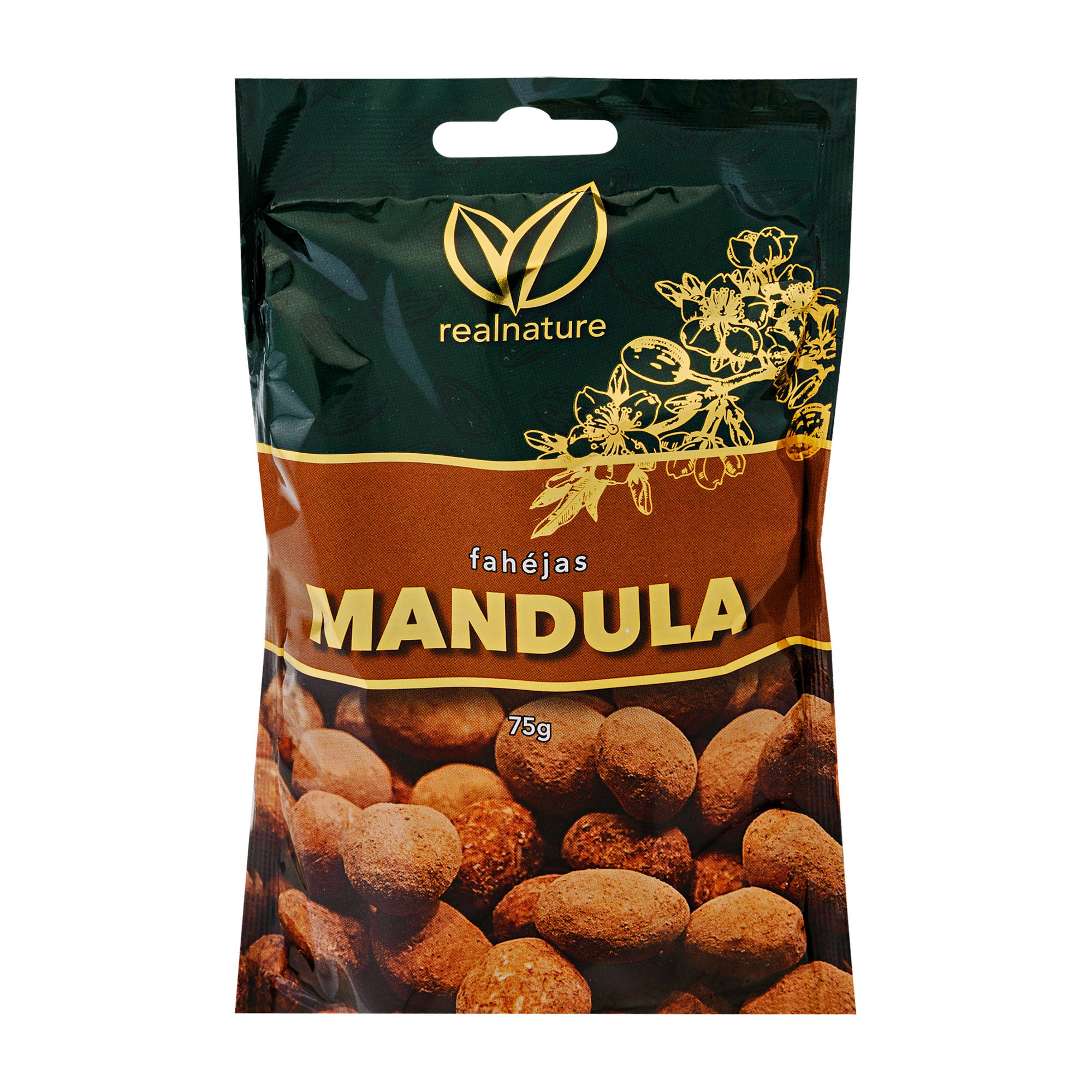 RealNature Amandes à la cannelle, 75 g