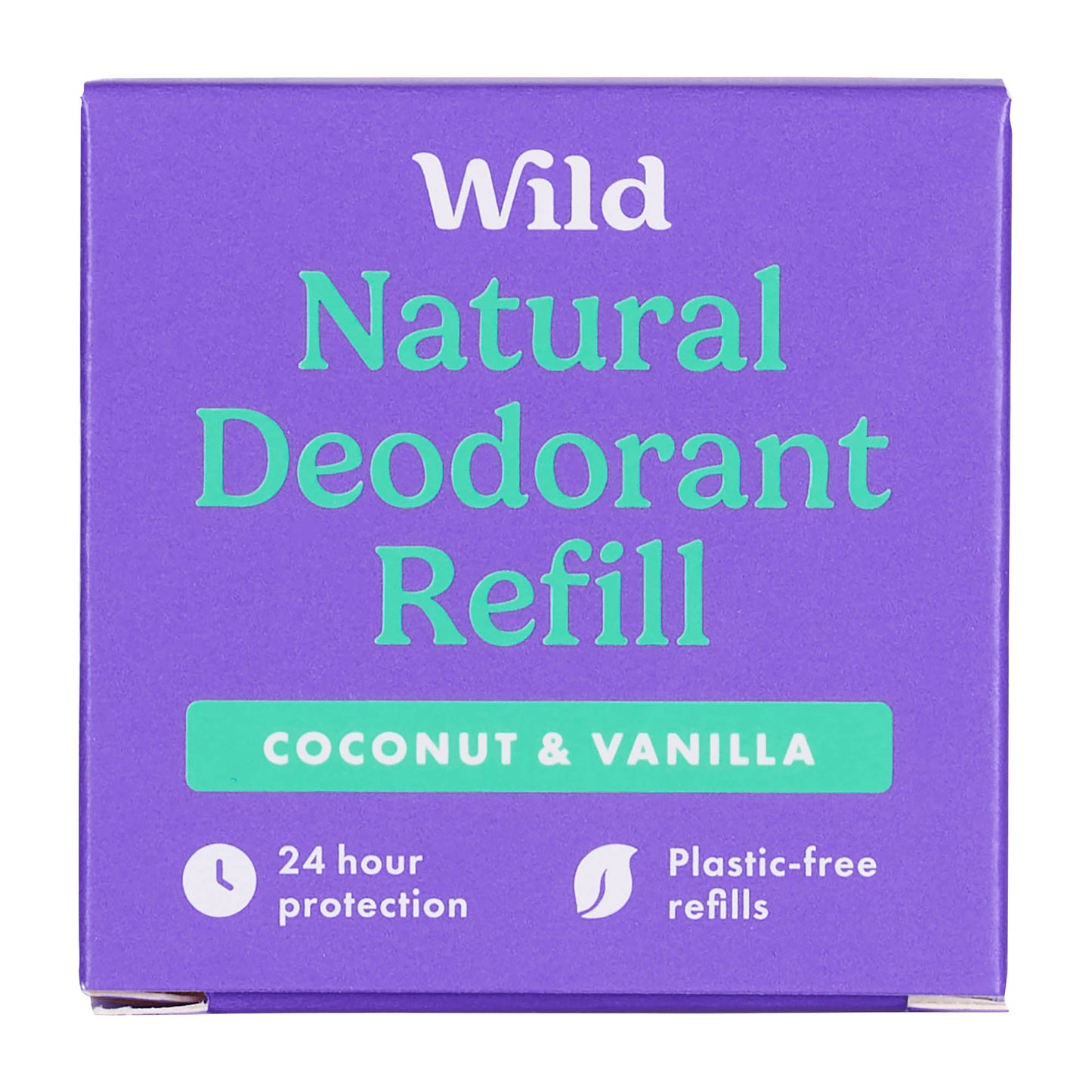 Wild Coconut & Vanilla 24h natürliches Deodorant Nachfüllpackung, 40 ml