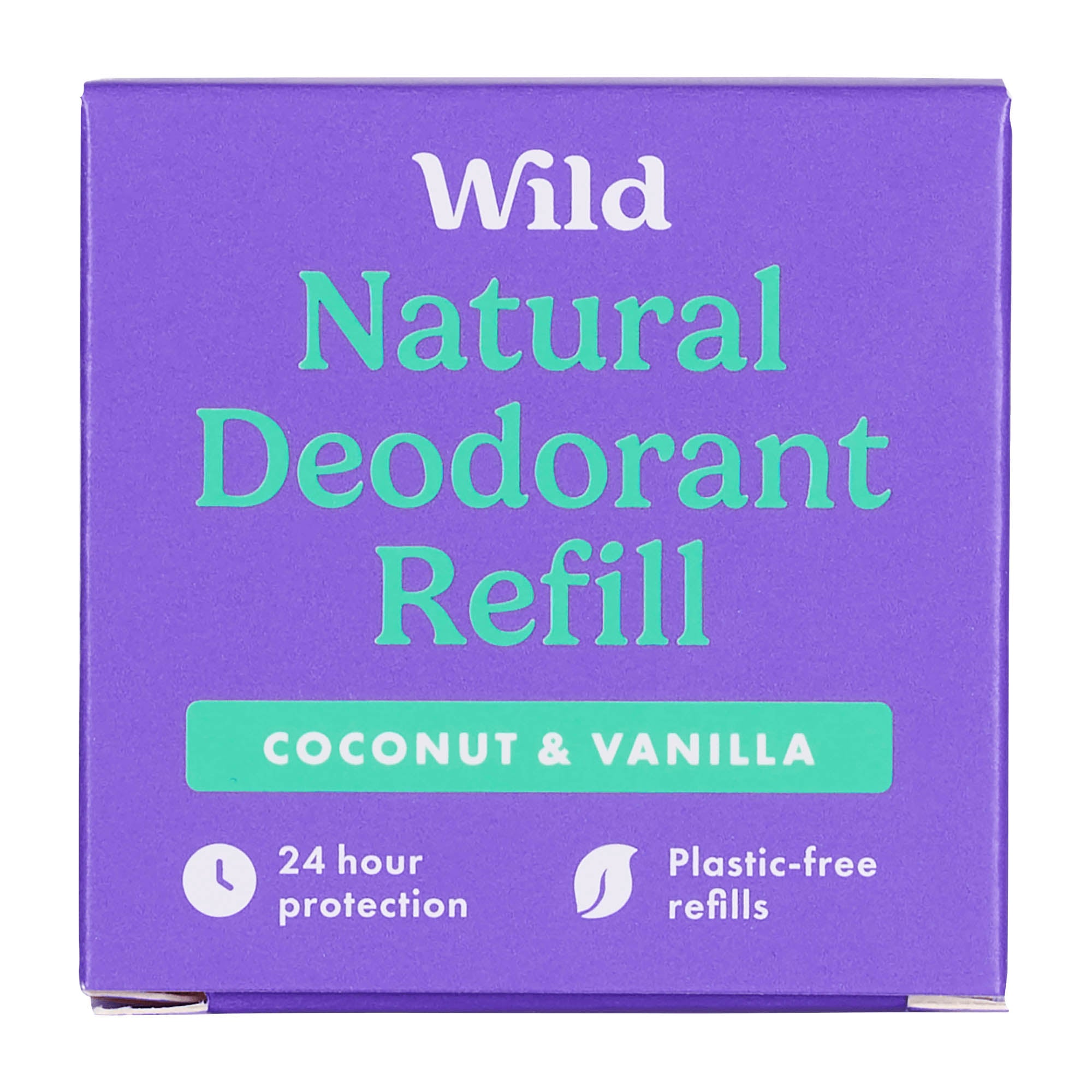Wild Coconut & Vanilla 24h natürliche Deodorant Nachfüllpackung, 40 ml