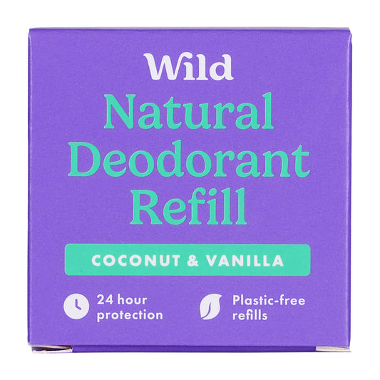 Wild Coconut & Vanilla 24h natural deodorant refill, 40 mL