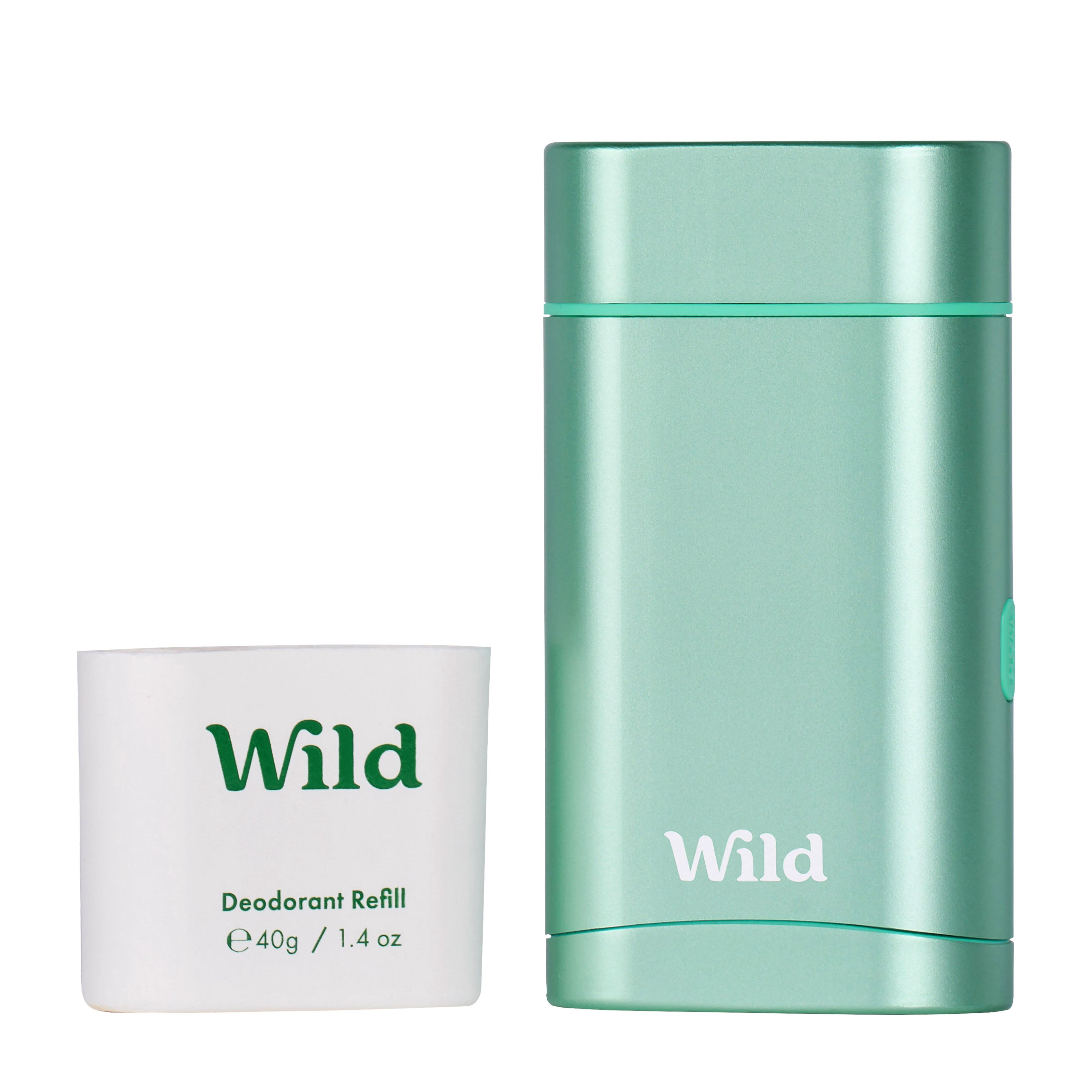 Wild Déodorant naturel rechargeable 24h Fresh Coton & Sel marin, 40 ml