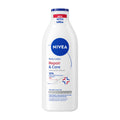 Nivea Repair & Care Advanced Repair body lotion bottle on a white background