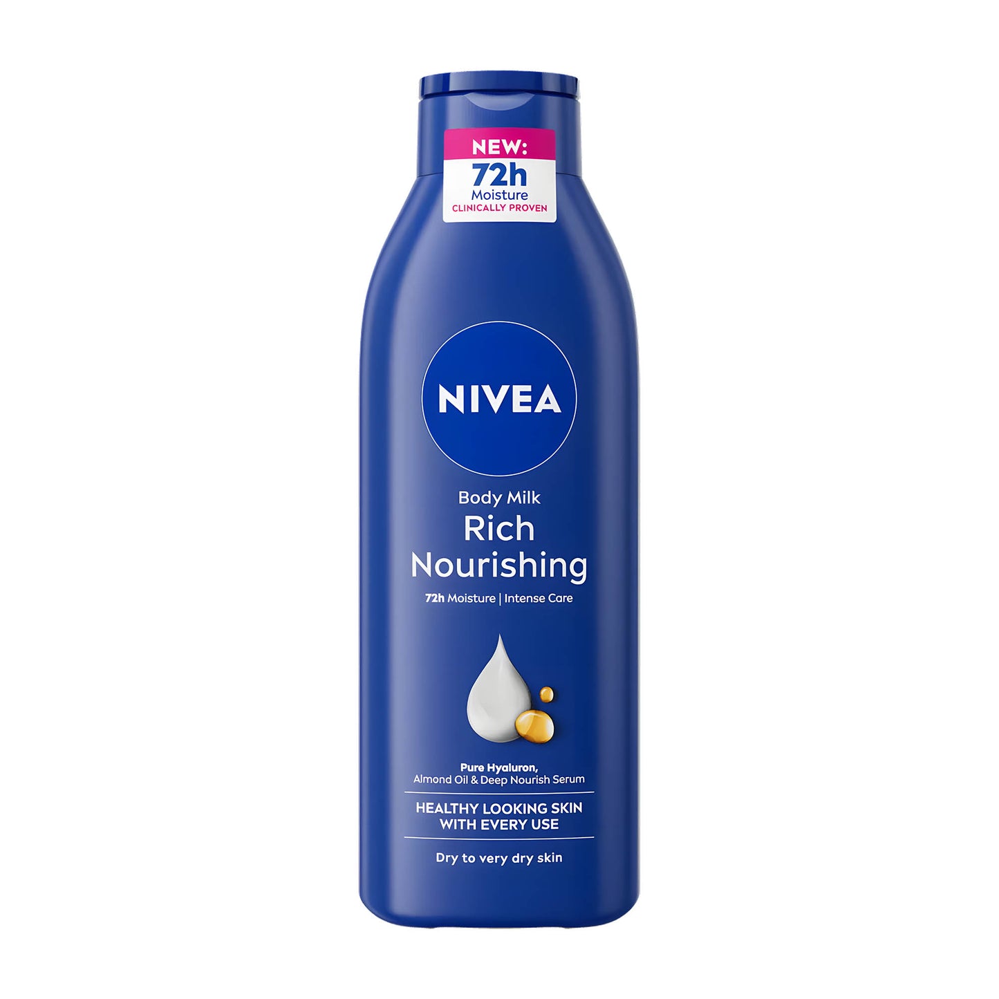 Nivea Reichhaltig Körpermilch für trockene bis sehr trockene Haut, 250 ml