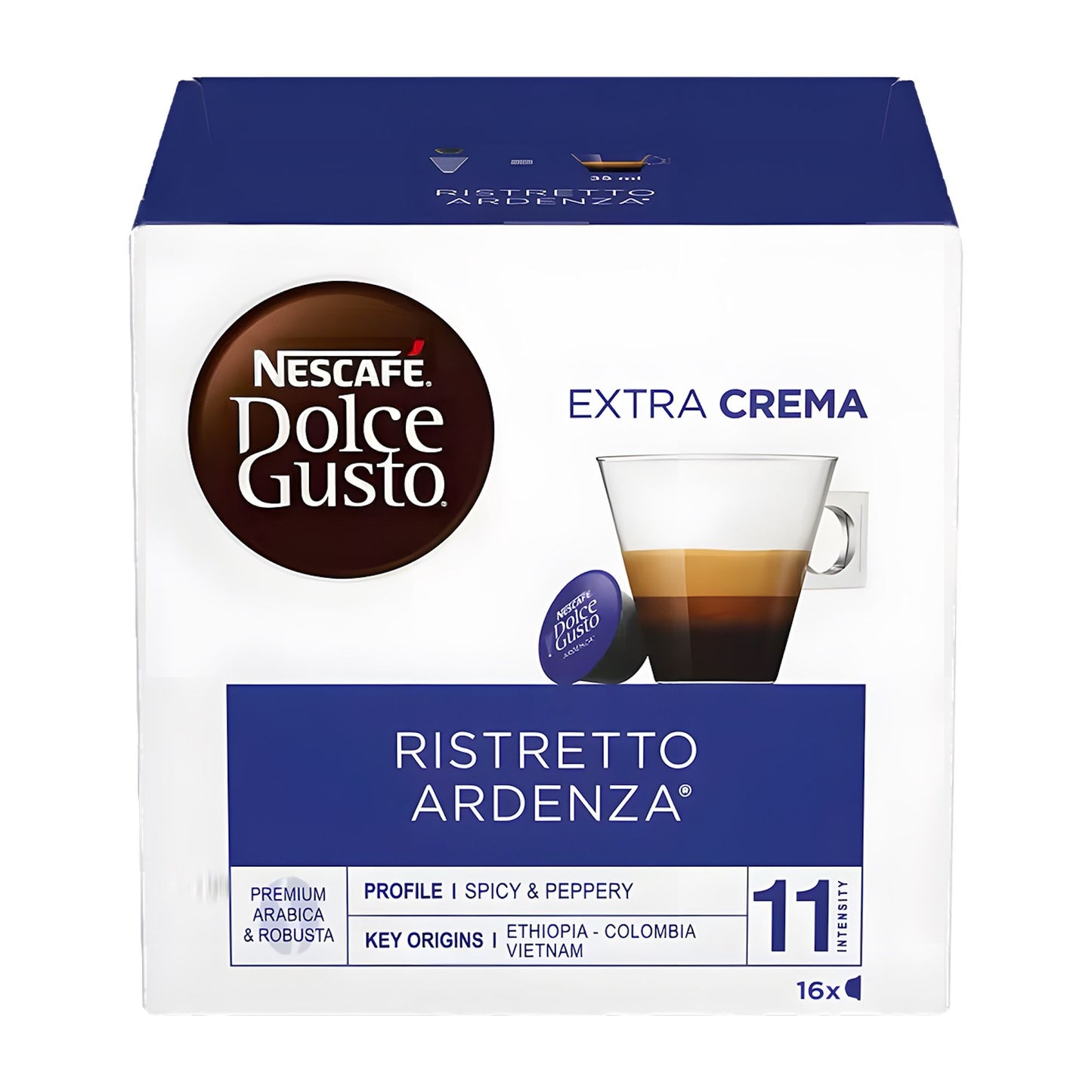 Nescafe Dolce Gusto Ristretto Ardenza Kaffeekapseln, 16 Tassen