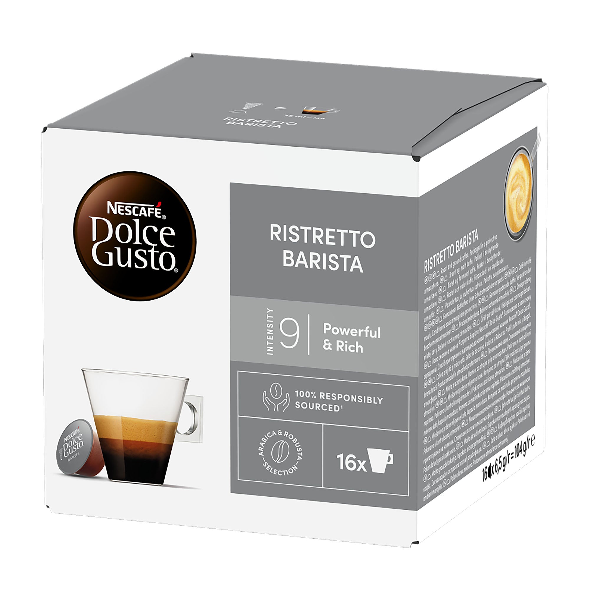 Nescafe Dolce Gusto Ristretto Barista Kaffeekapseln, 16 Tassen