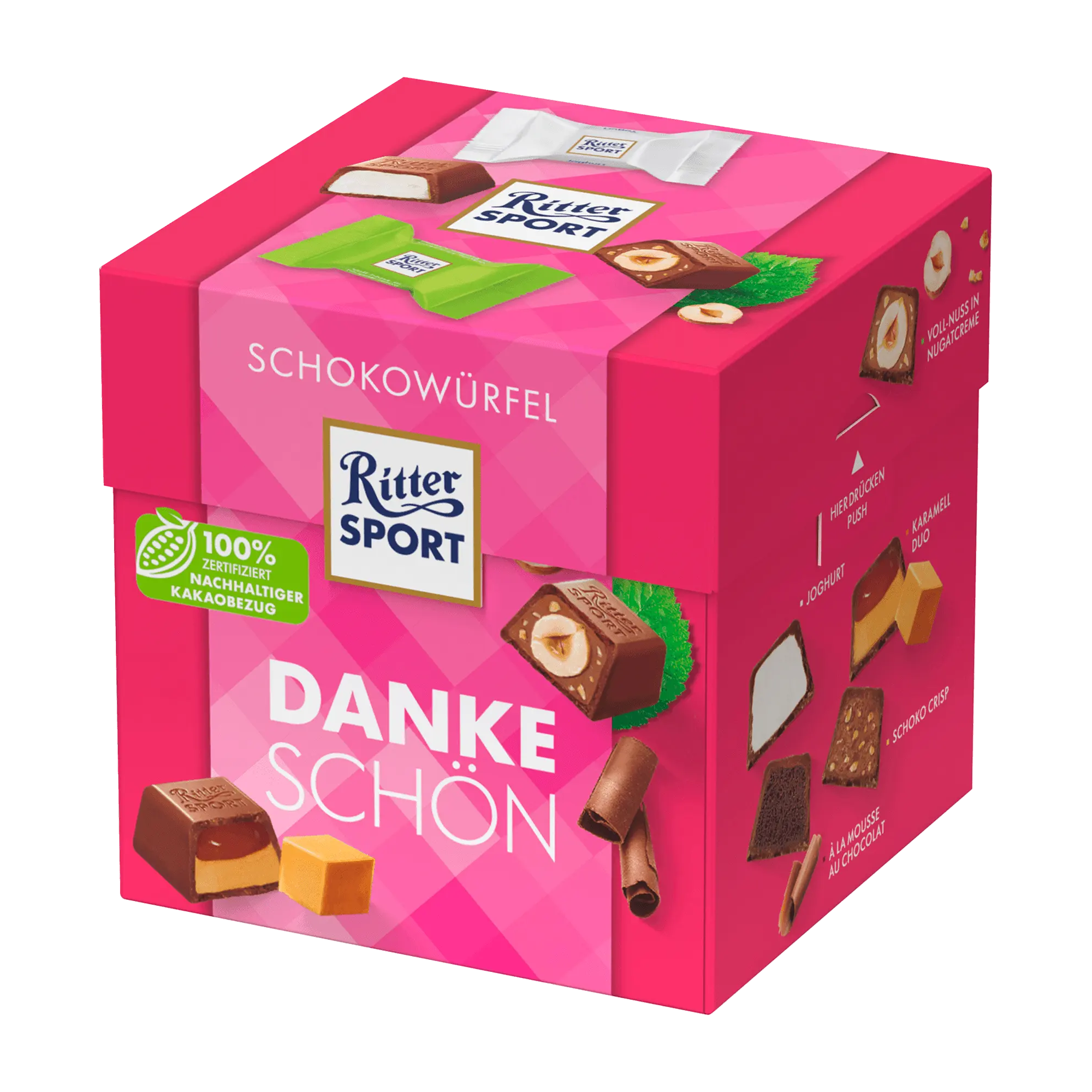 Ritter Sport Bouchées de chocolat au lait « Merci », 176 g