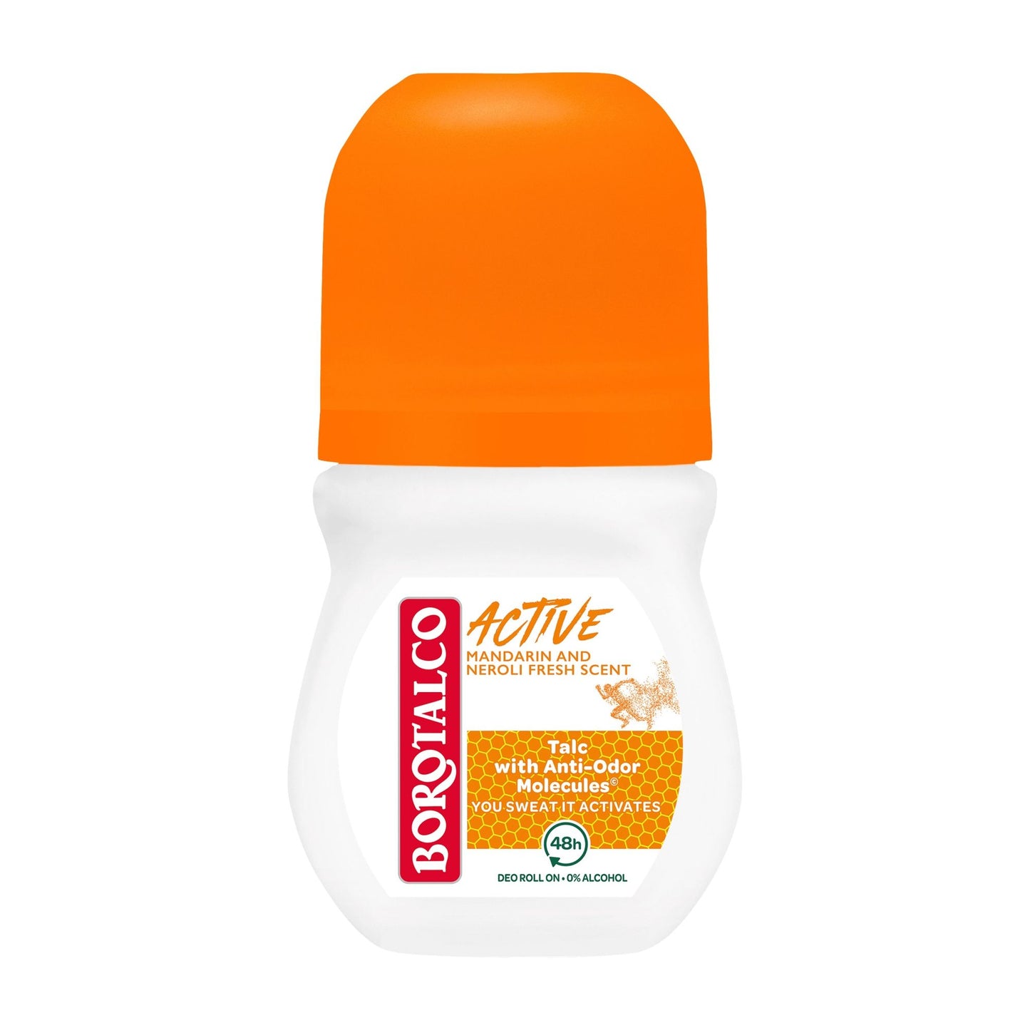 Borotalco Active Mandarin & Neroli Fresh 48h Deo Roll-On, 50 ml