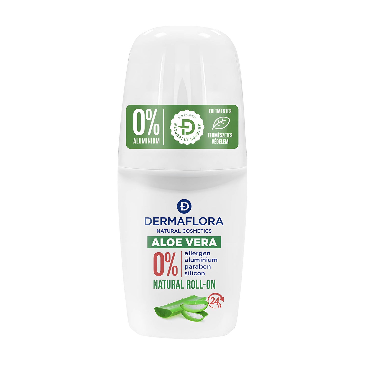 Dermaflora Aloe Vera natural deodorant roll-on, 50 mL