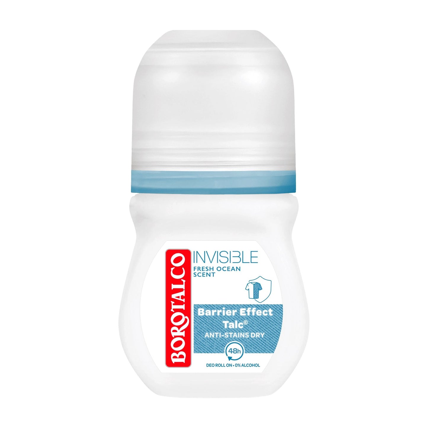 Borotalco Invisible Fresh Ocean 48h Deo Roll-On, 50 ml