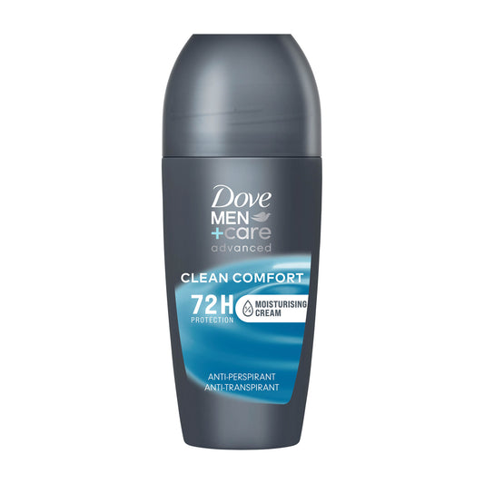 Dove Men+Care Advanced Clean Comfort 72h Antitranspirant Roll-On, 50 ml