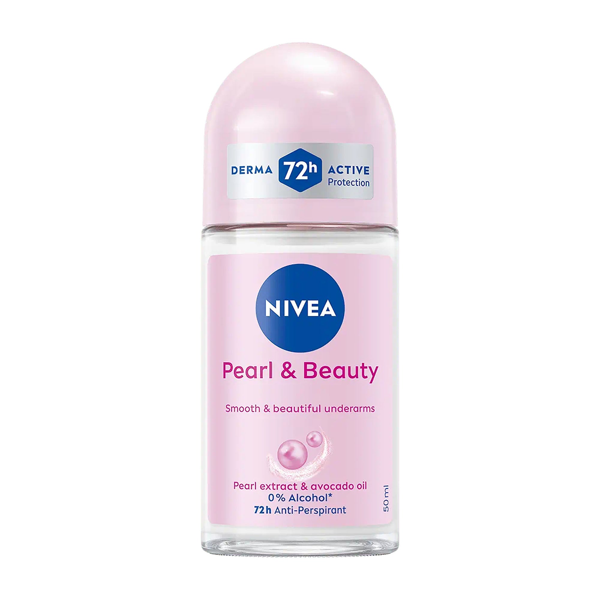 Nivea Pearl & Beauty 72h Antitranspirant Roll-On, 50 ml
