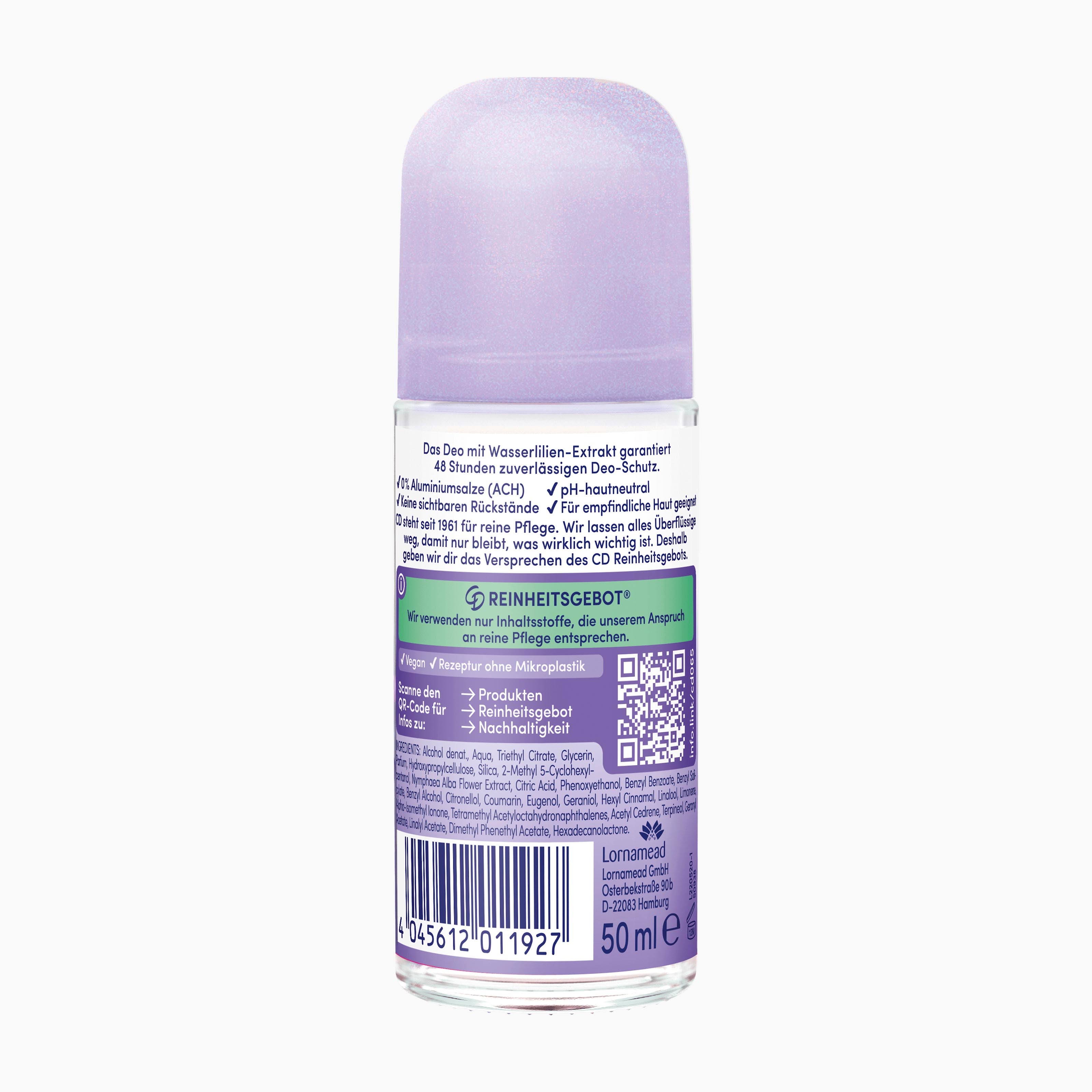 CD Déodorant Bille Nénuphar, 50 ml
