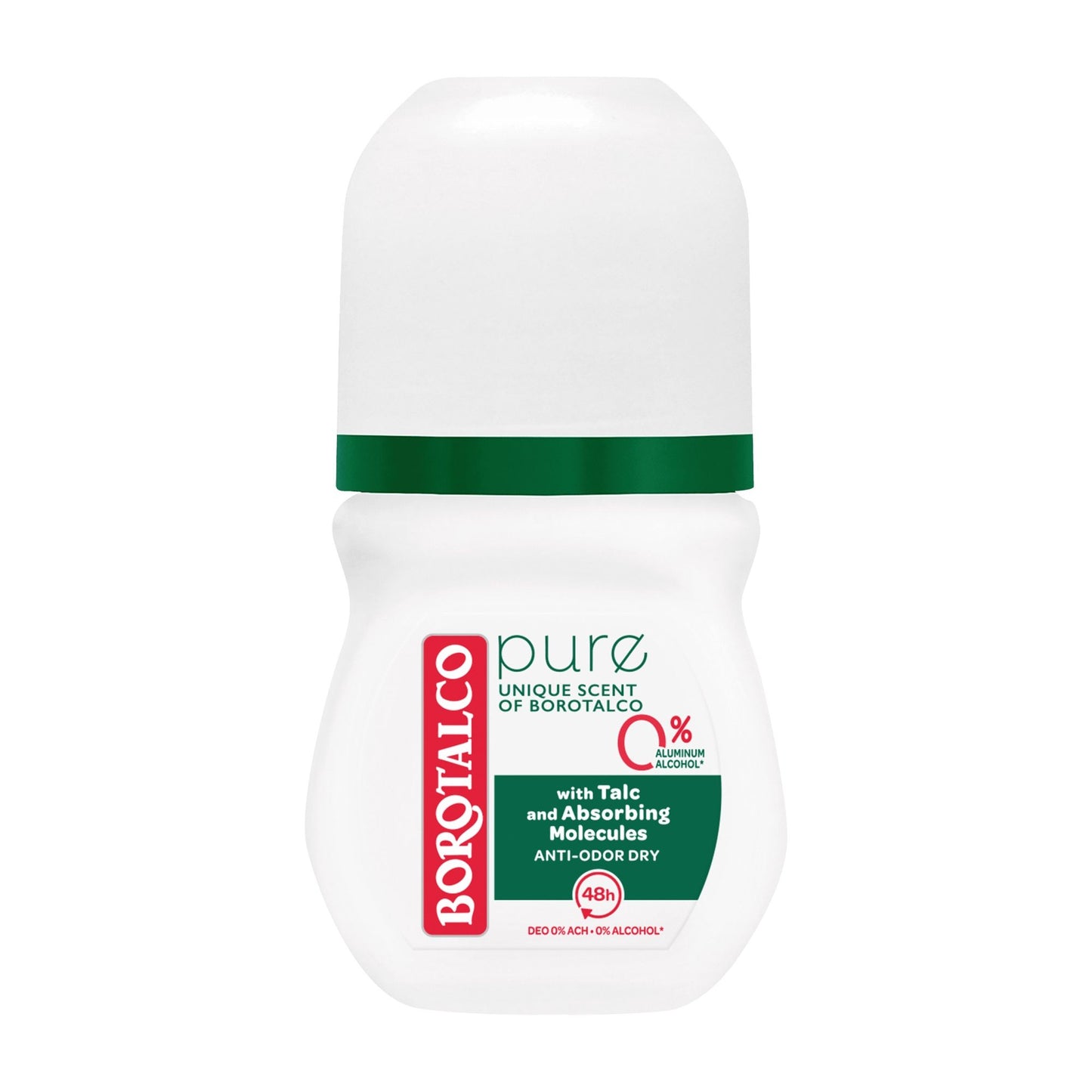 Borotalco Pure 48h Deo Roll-On, 50 ml