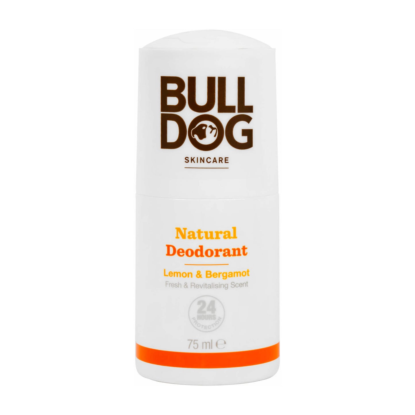 Bulldog Skincare Lemon & Bergamot natürlicher Deodorant-Roll-On, 75 ml